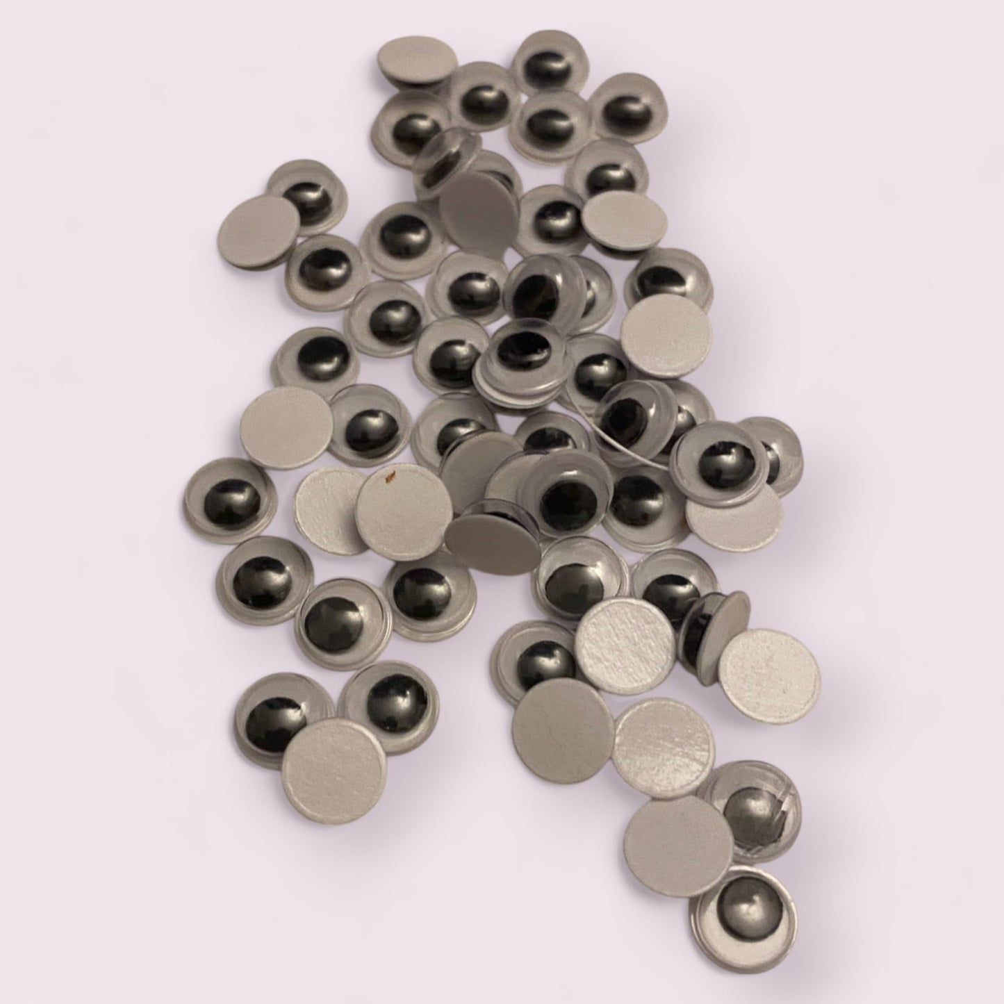 KnitForLess Self Adhesive Googly Eyes 7mm Small Wiggle DIY Art Supplies Doll Making & Scrapbooking Activities