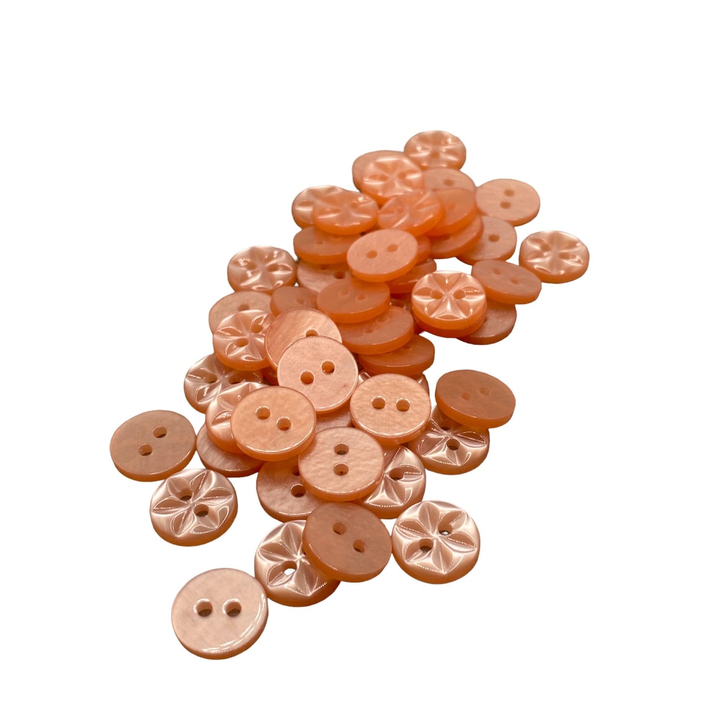 KnitForLess Star Flower Buttons 3 Sizes Pack of 10 Great for Handmade Knitting Baby Cardigan