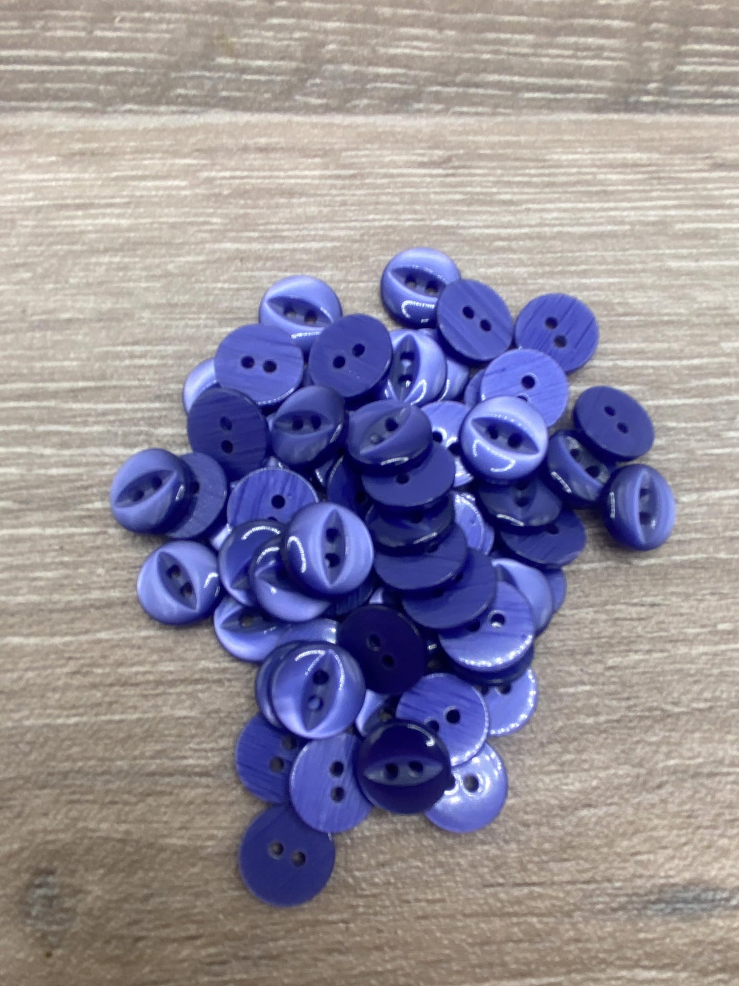 KnitForLess 100Pcs 11mm Fisheye Buttons Polyester Baby Cardigans Knitting Sewing