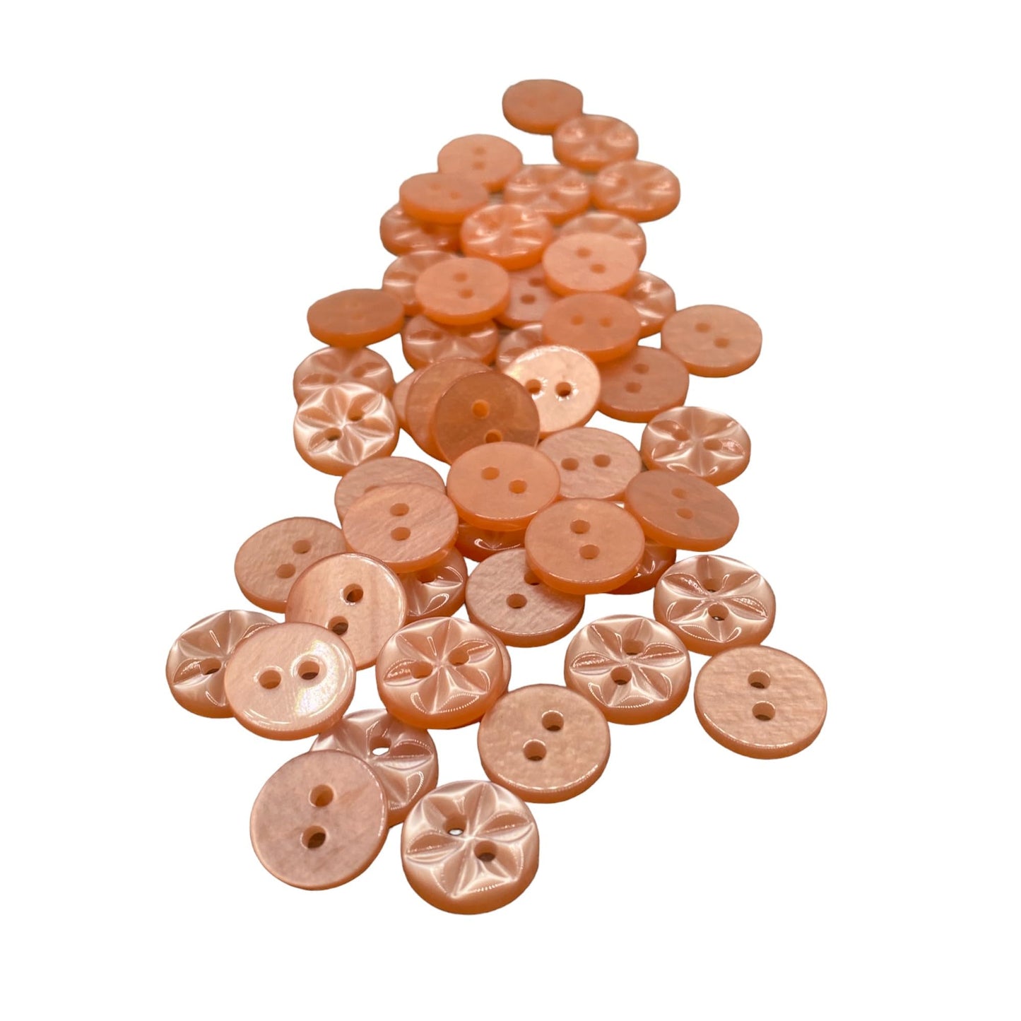 KnitForLess Star Flower Buttons 3 Sizes Pack of 10 Great for Handmade Knitting Baby Cardigan