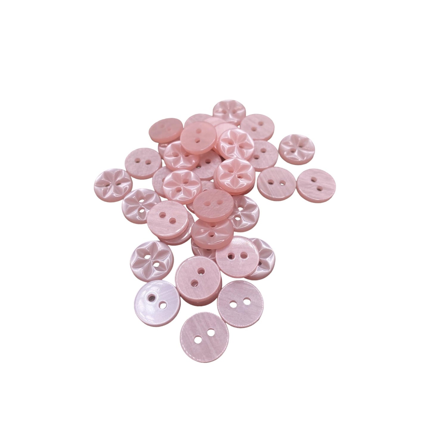 KnitForLess Star Flower Buttons 3 Sizes Pack of 10 Great for Handmade Knitting Baby Cardigan