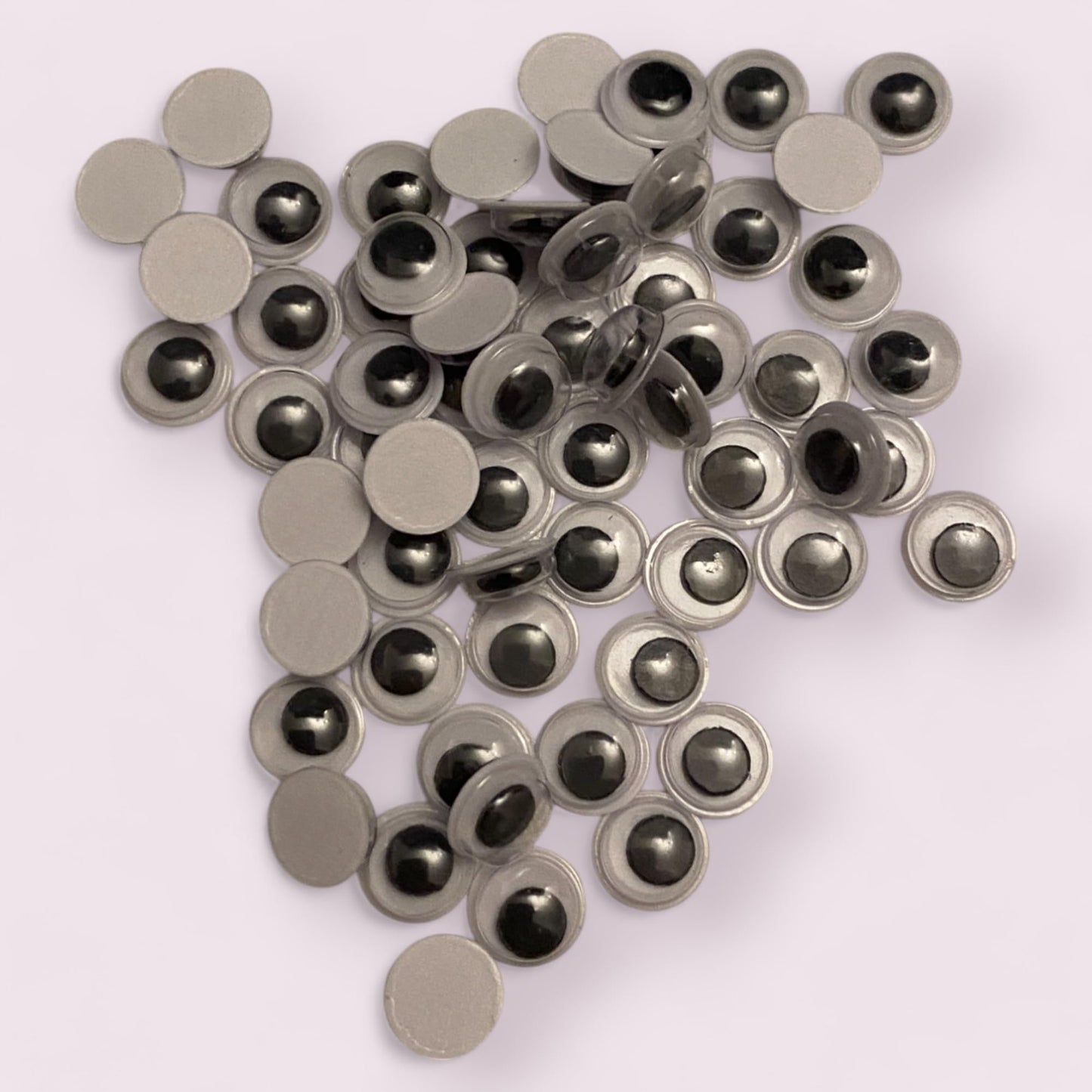 KnitForLess Self Adhesive Googly Eyes 7mm Small Wiggle DIY Art Supplies Doll Making & Scrapbooking Activities