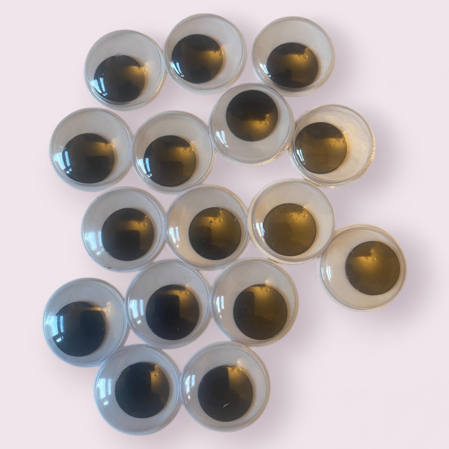 KnitForLess Large Googly Eyes 20mm Self Adhesive Wiggle for Crafts DIY Projects School Art Supplies & Kids Activities,