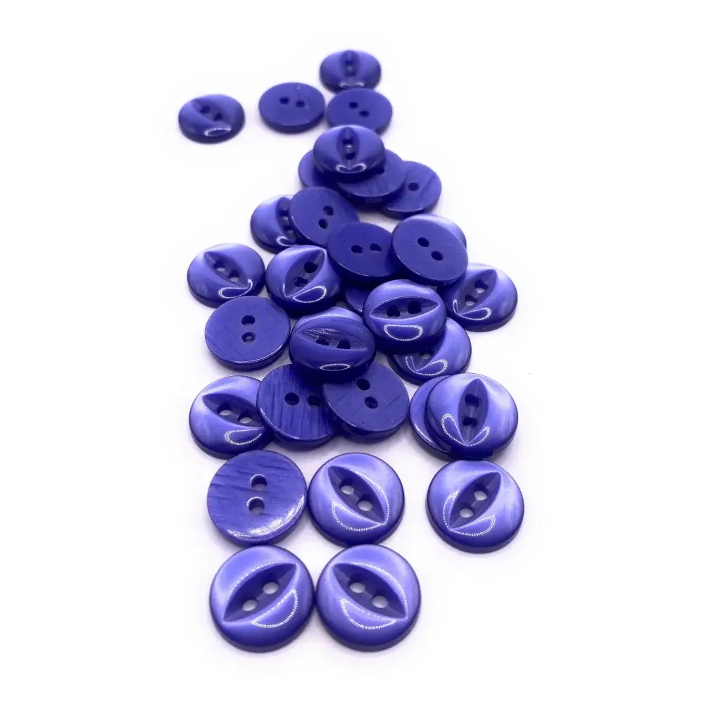 Pile of purple buttons.