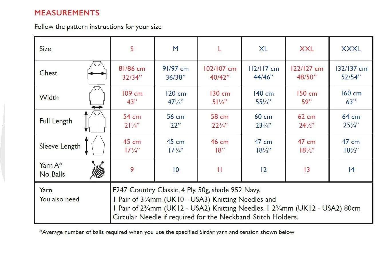 Vintage V Neck Sweater Knitting Pattern: Sirdar Country Classic (PDF Download) KnitForLess