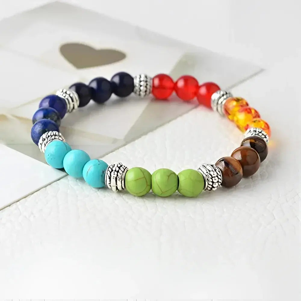 Colorful beaded bracelet.