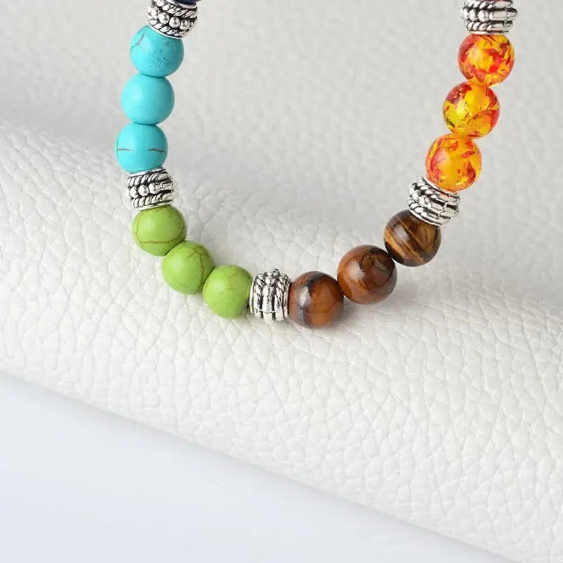 Colorful beaded bracelet.