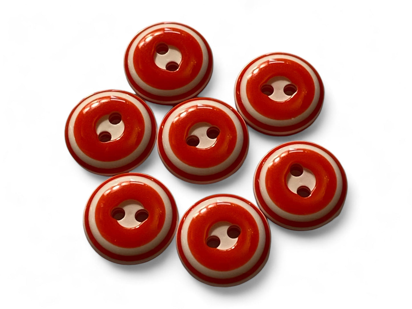 Resin Baby Knitting Buttons 12.5mm 2 Hole 8 Colours Sewing Cardigan Pack of 10