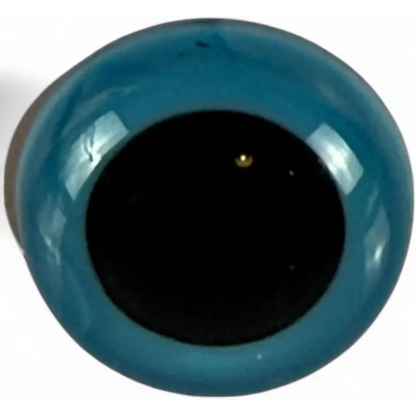 Blue glass eye.