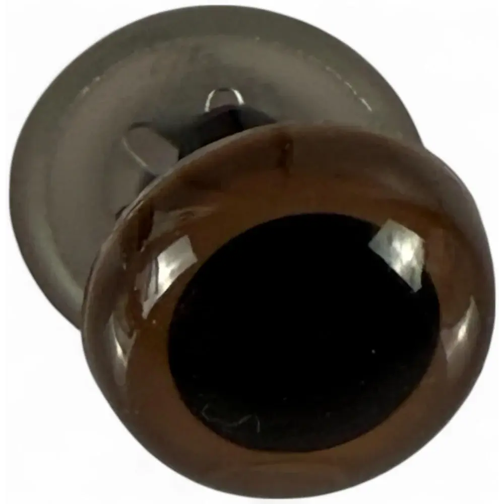 Brown plastic doll eye.