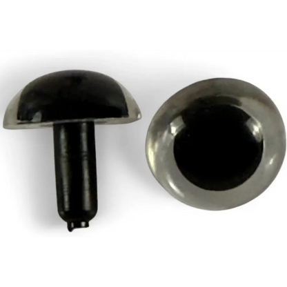 Black and silver safety eyes.