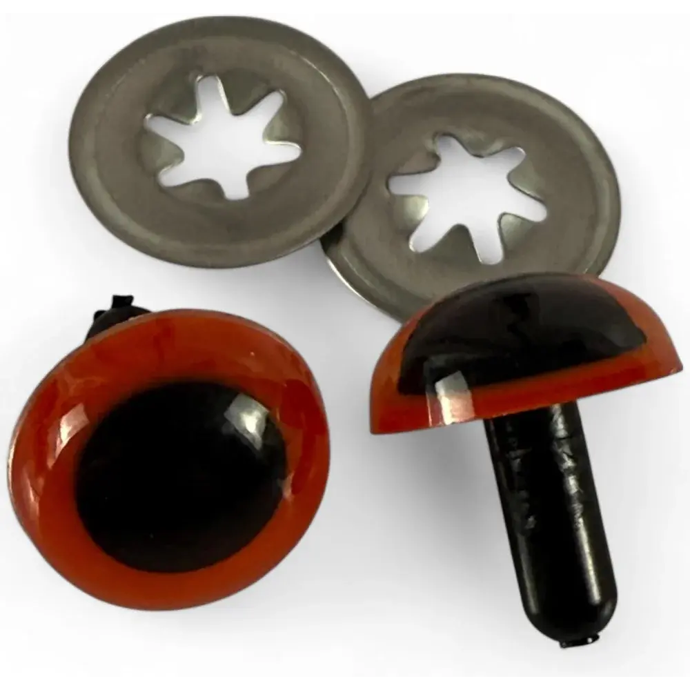 Craft eyes with washers.