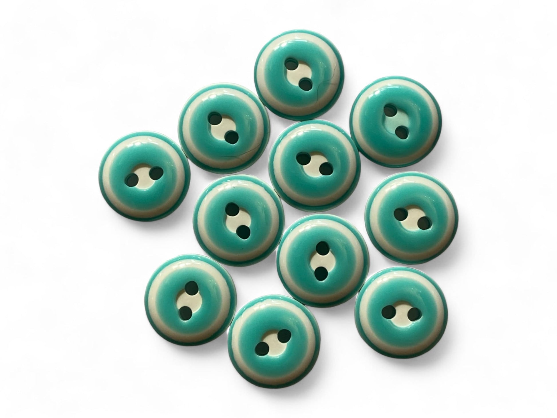 Resin Baby Knitting Buttons 12.5mm 2 Hole 8 Colours Sewing Cardigan Pack of 10