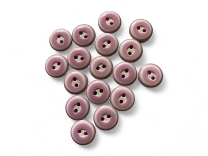 Resin Baby Knitting Buttons 12.5mm 2 Hole 8 Colours Sewing Cardigan Pack of 10