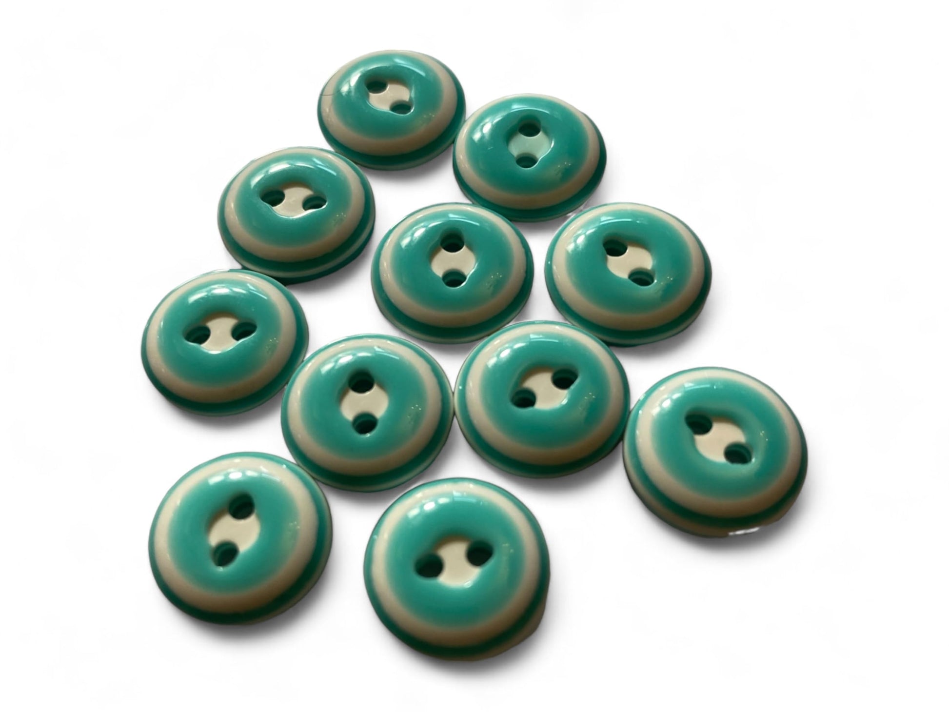 Resin Baby Knitting Buttons 12.5mm 2 Hole 8 Colours Sewing Cardigan Pack of 10