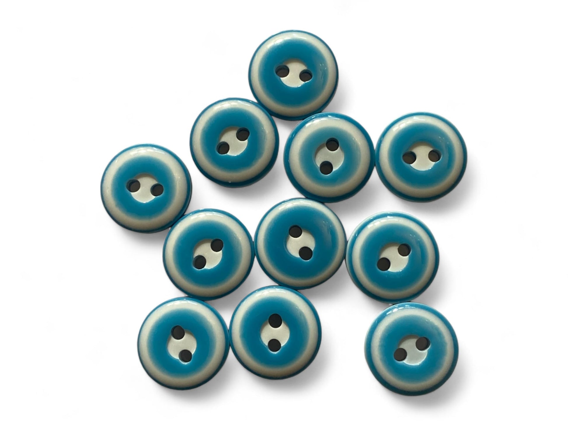 Resin Baby Knitting Buttons 12.5mm 2 Hole 8 Colours Sewing Cardigan Pack of 10