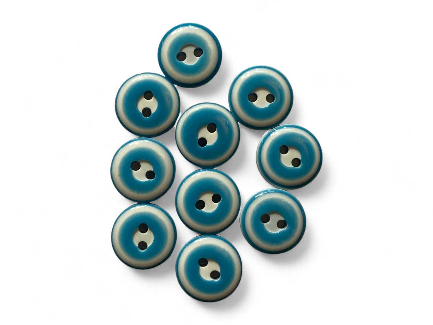 Resin Baby Knitting Buttons 12.5mm 2 Hole 8 Colours Sewing Cardigan Pack of 10