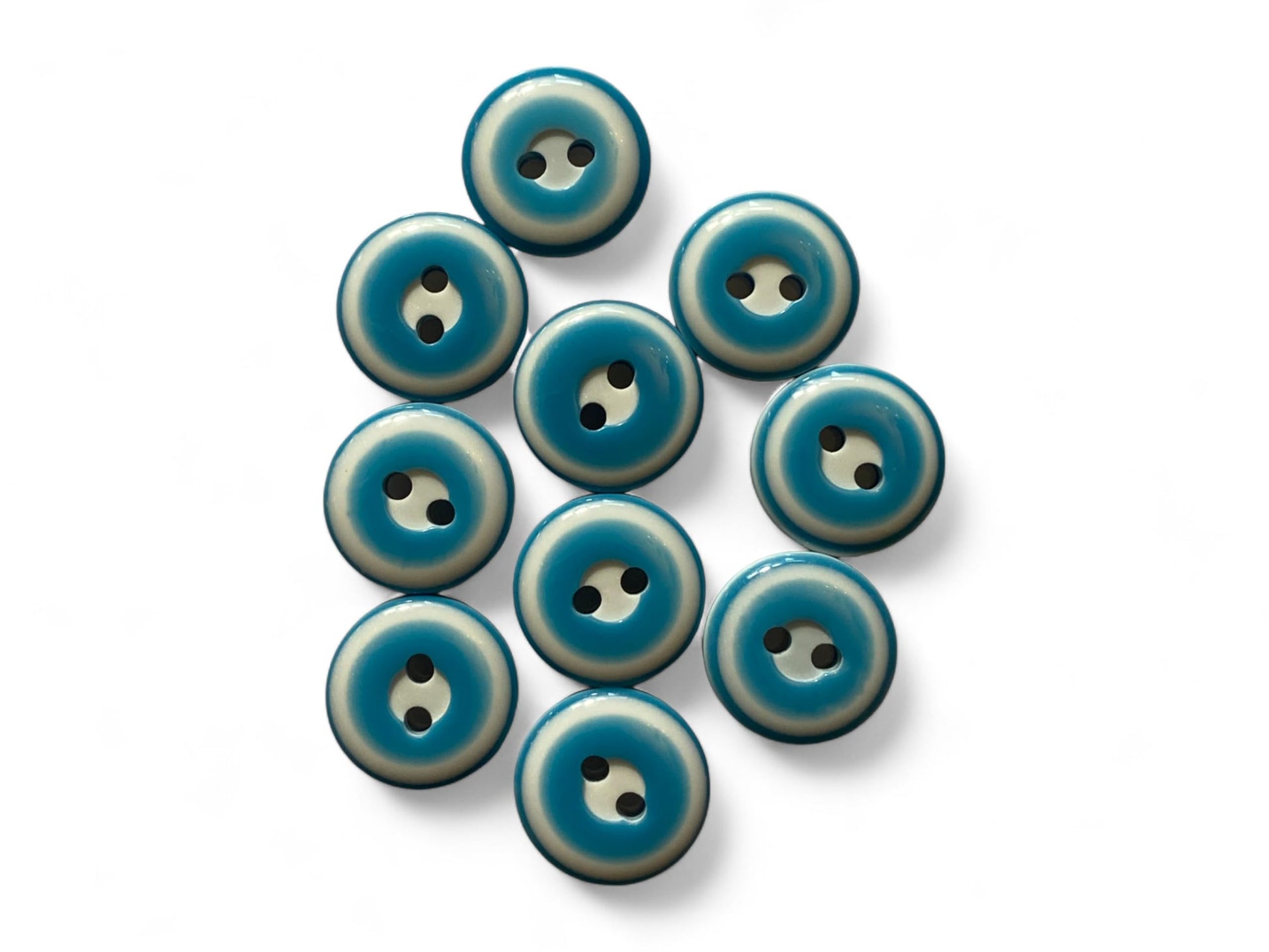 Resin Baby Knitting Buttons 12.5mm 2 Hole 8 Colours Sewing Cardigan Pack of 10