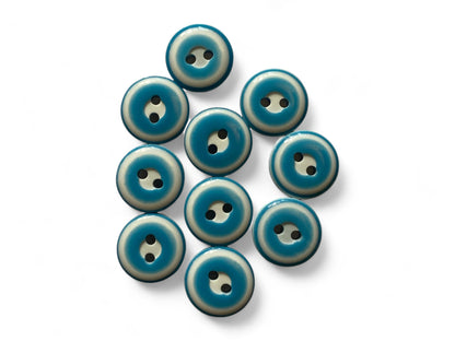 Resin Baby Knitting Buttons 12.5mm 2 Hole 8 Colours Sewing Cardigan Pack of 10