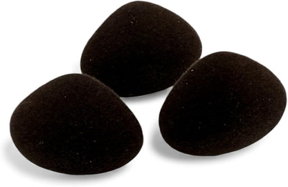 Brown Animal Nose for Teddy Bear and Soft Toy Making, 30mm, Flocked Detail, Plush Material (1)