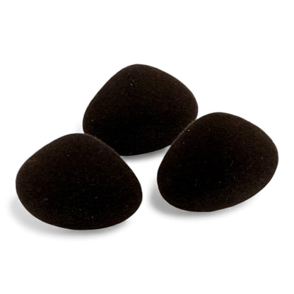 Brown Animal Nose for Teddy Bear and Soft Toy Making, 30mm, Flocked Detail, Plush Material (1)
