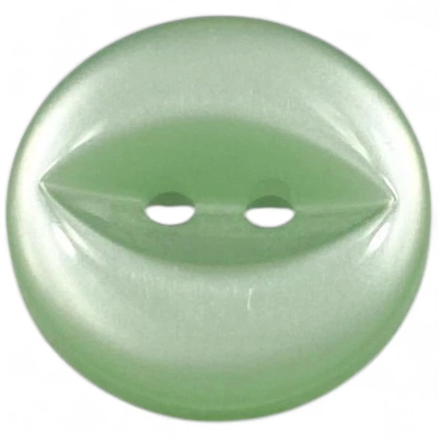 Fisheye Sewing Buttons, 11mm 14mm 16mm, 3 Sizes, Pack of 12, Multi-Colour (01 White, 11mm)
