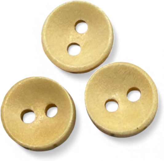 Wooden Sewing Buttons, Oval Shape, 9mm, Pack of 10, for Baby Cardigan