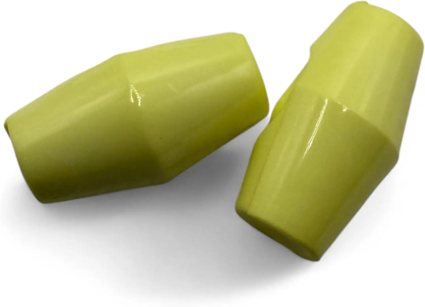 Baby Toggle Buttons, Plastic Duffle Fasteners, 19mm, Lemon, 6-Pack