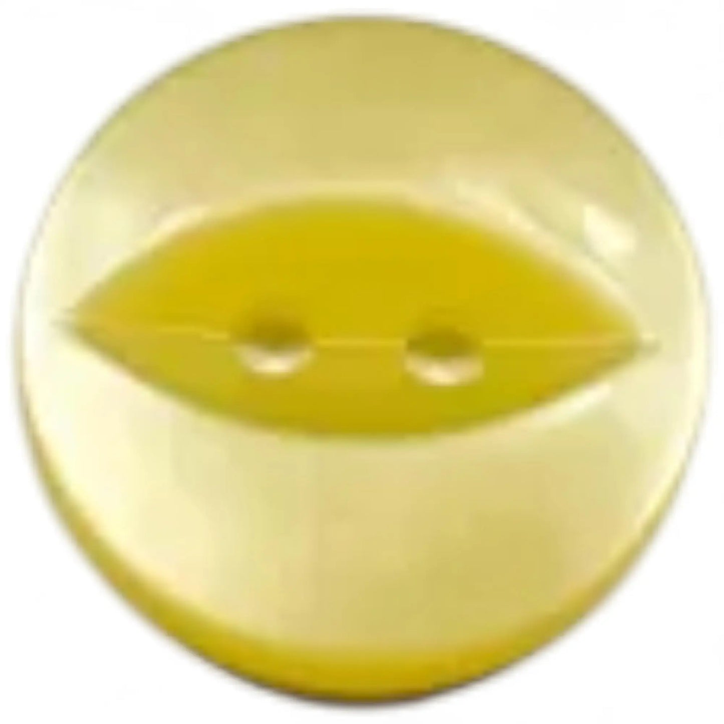 Fisheye Sewing Buttons, 11mm 14mm 16mm, 3 Sizes, Pack of 12, Multi-Colour (01 White, 11mm)