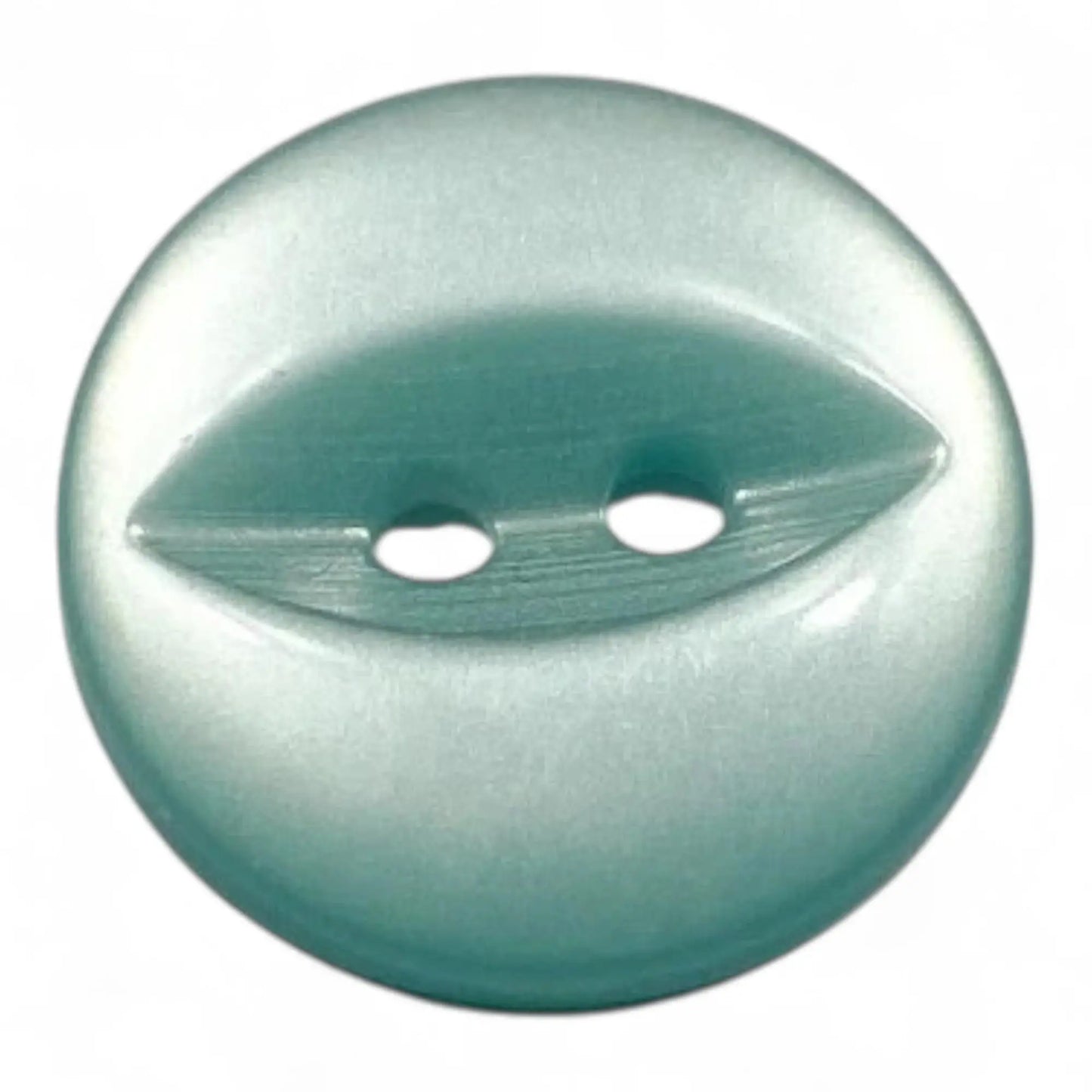 Fisheye Sewing Buttons, 11mm 14mm 16mm, 3 Sizes, Pack of 12, Multi-Colour (01 White, 11mm)