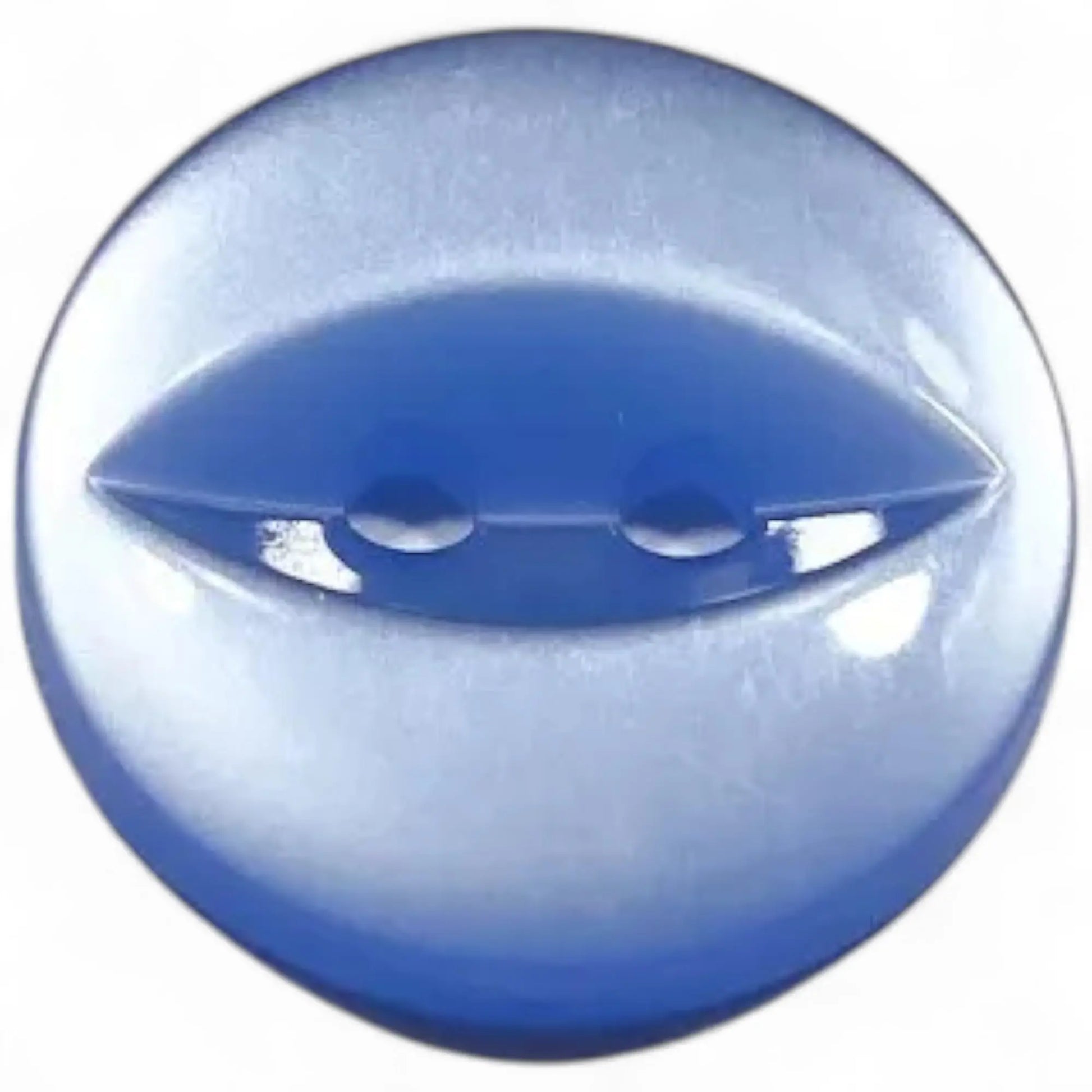 Fisheye Sewing Buttons, 11mm 14mm 16mm, 3 Sizes, Pack of 12, Multi-Colour (01 White, 11mm)
