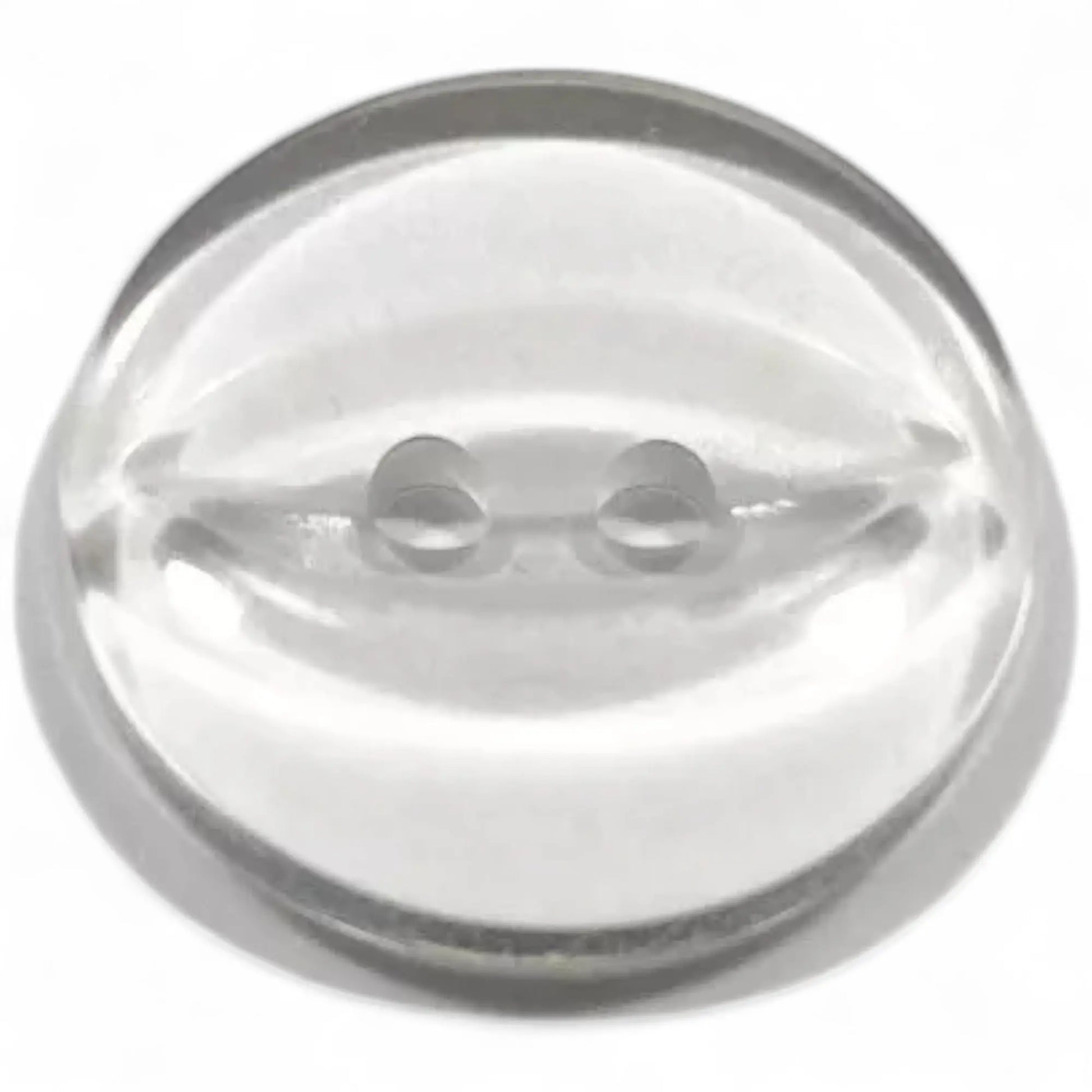 Fisheye Sewing Buttons, 11mm 14mm 16mm, 3 Sizes, Pack of 12, Multi-Colour (01 White, 11mm)