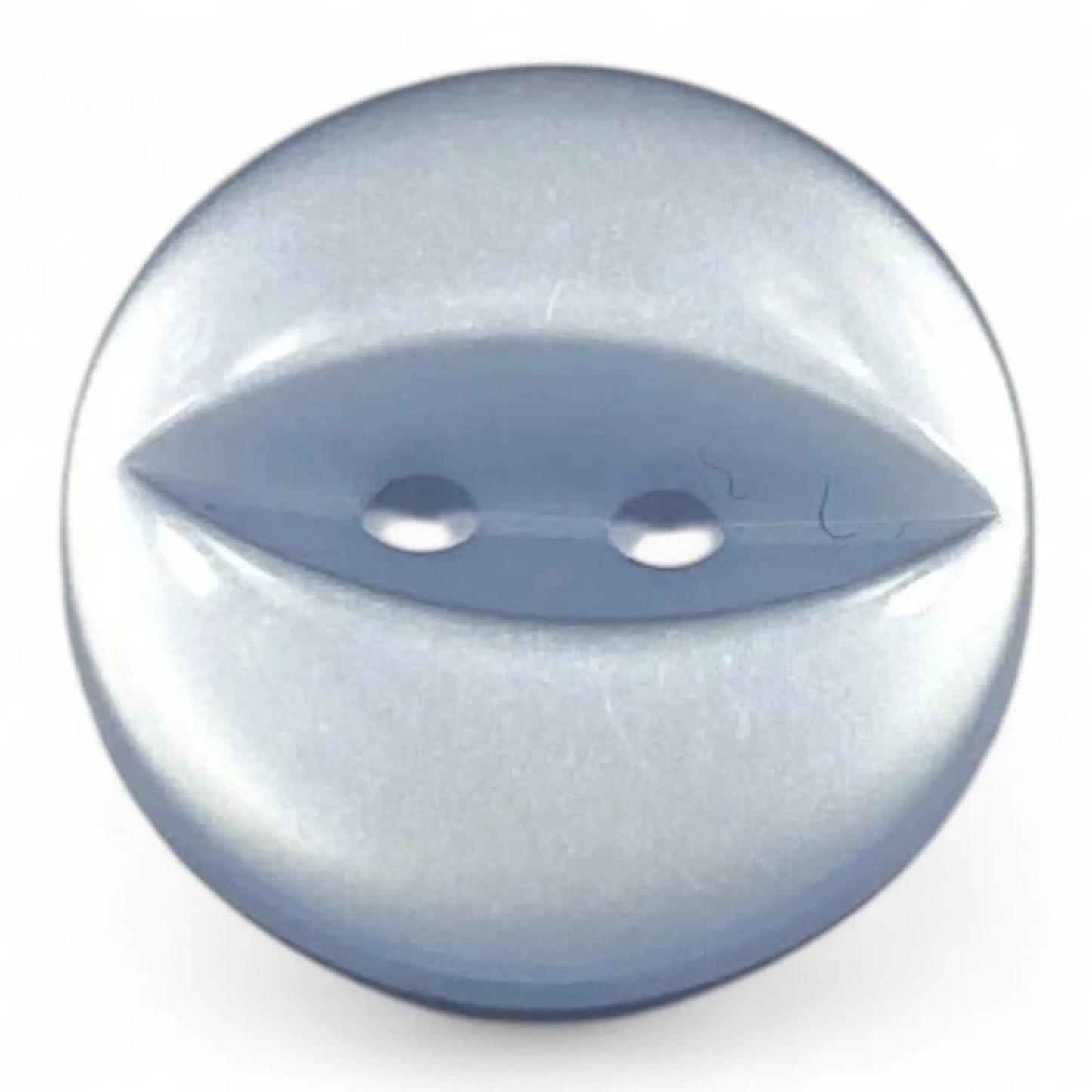 Fisheye Sewing Buttons, 11mm 14mm 16mm, 3 Sizes, Pack of 12, Multi-Colour (01 White, 11mm)