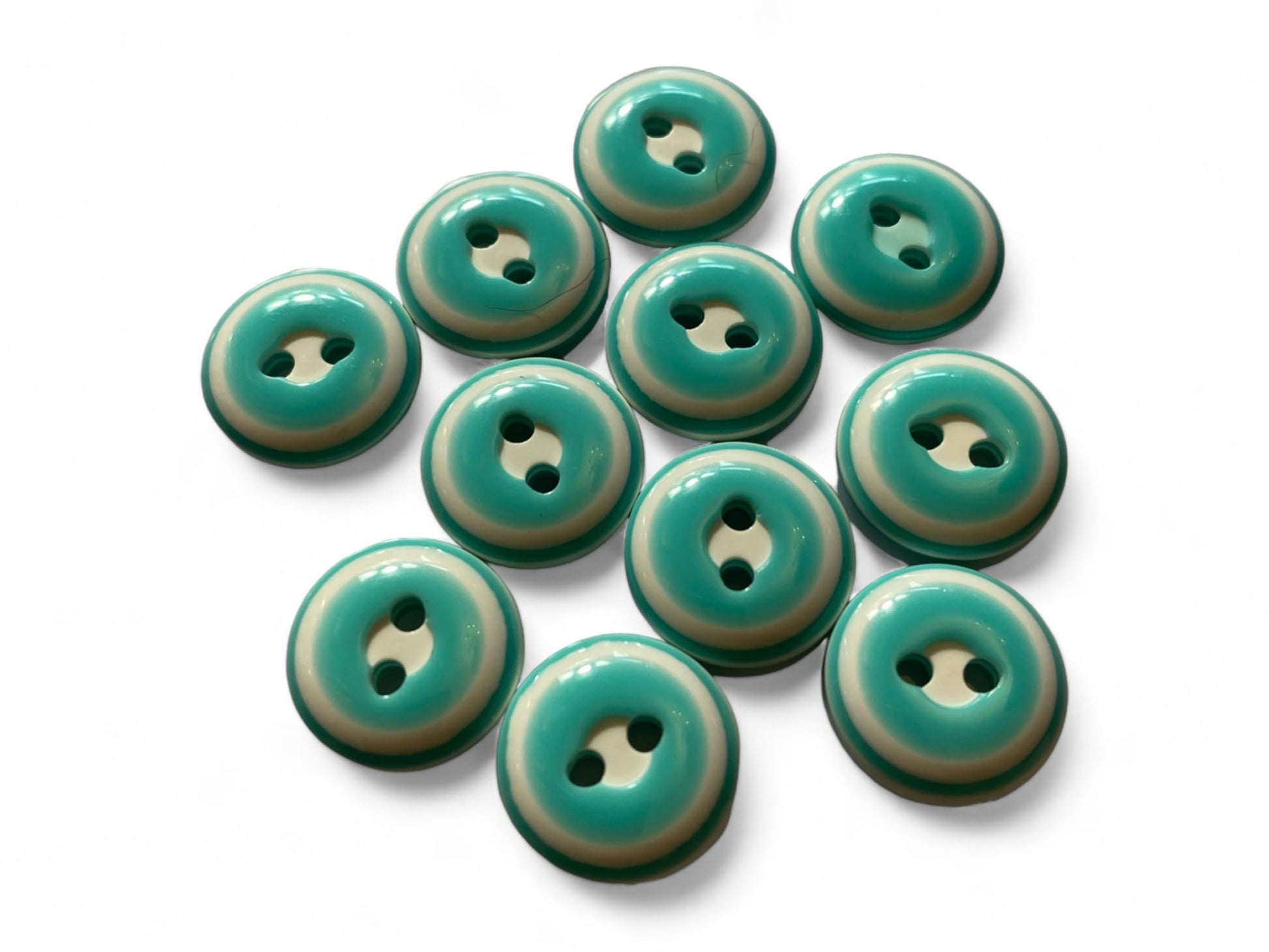 Resin Baby Knitting Buttons 12.5mm 2 Hole 8 Colours Sewing Cardigan Pack of 10