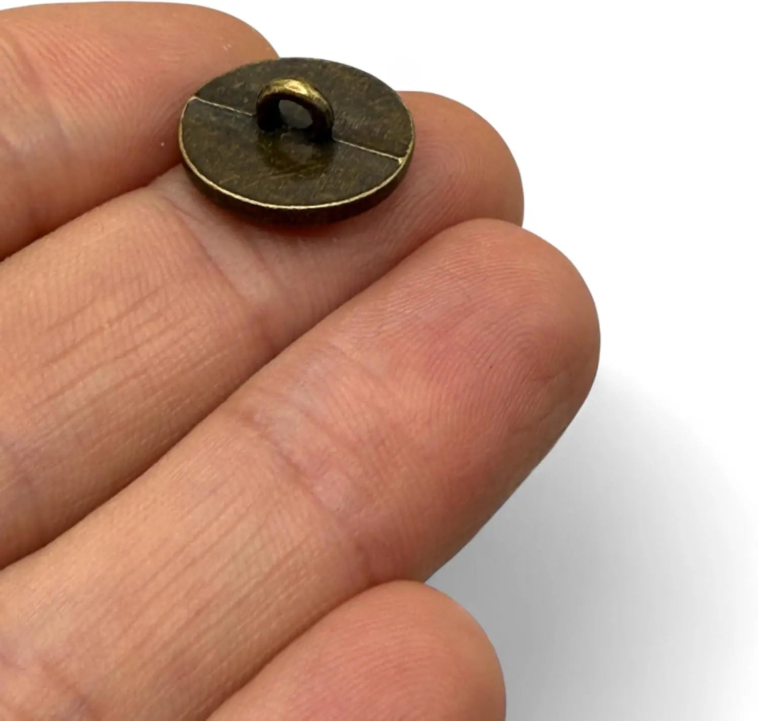 Horse Head Carved Zinc Alloy Shank Buttons, 15mm, Pack of 6, Metal Button Collection