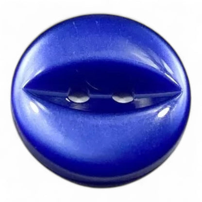 Fisheye Sewing Buttons, 11mm 14mm 16mm, 3 Sizes, Pack of 12, Multi-Colour (01 White, 11mm)