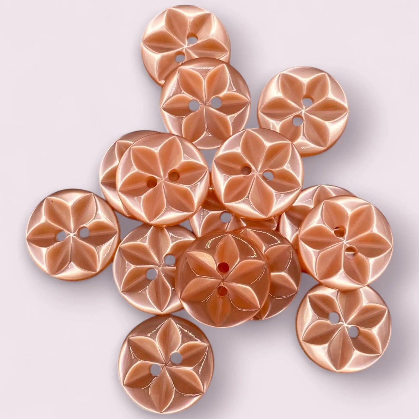 Star Sewing Buttons, 11mm 14mm 16mm, 11 Colours, Pack of 12, Classic British Style (01 White, 11mm)