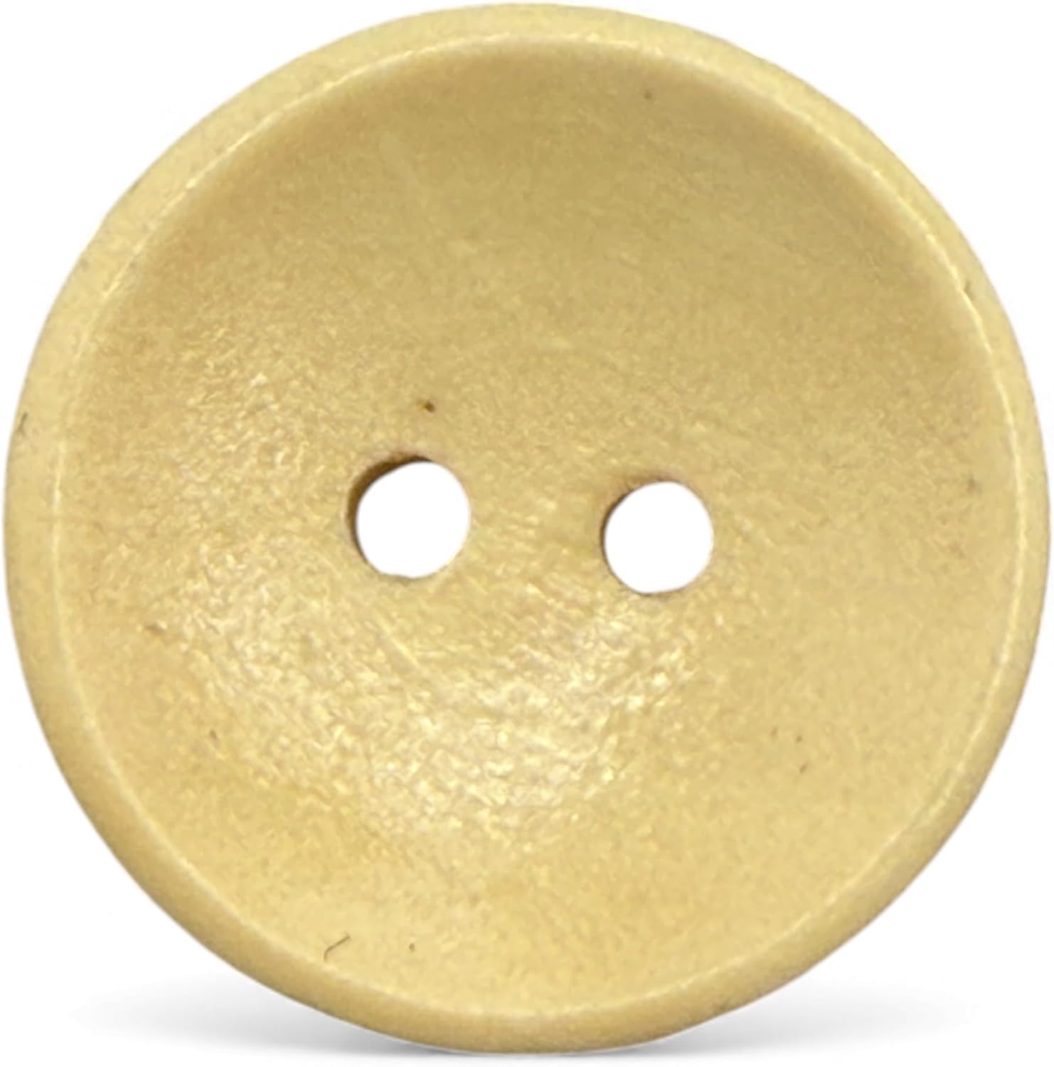Wooden Sewing Buttons, 2 Hole, Light Brown, Oval Shape, 20mm, Pack of 10