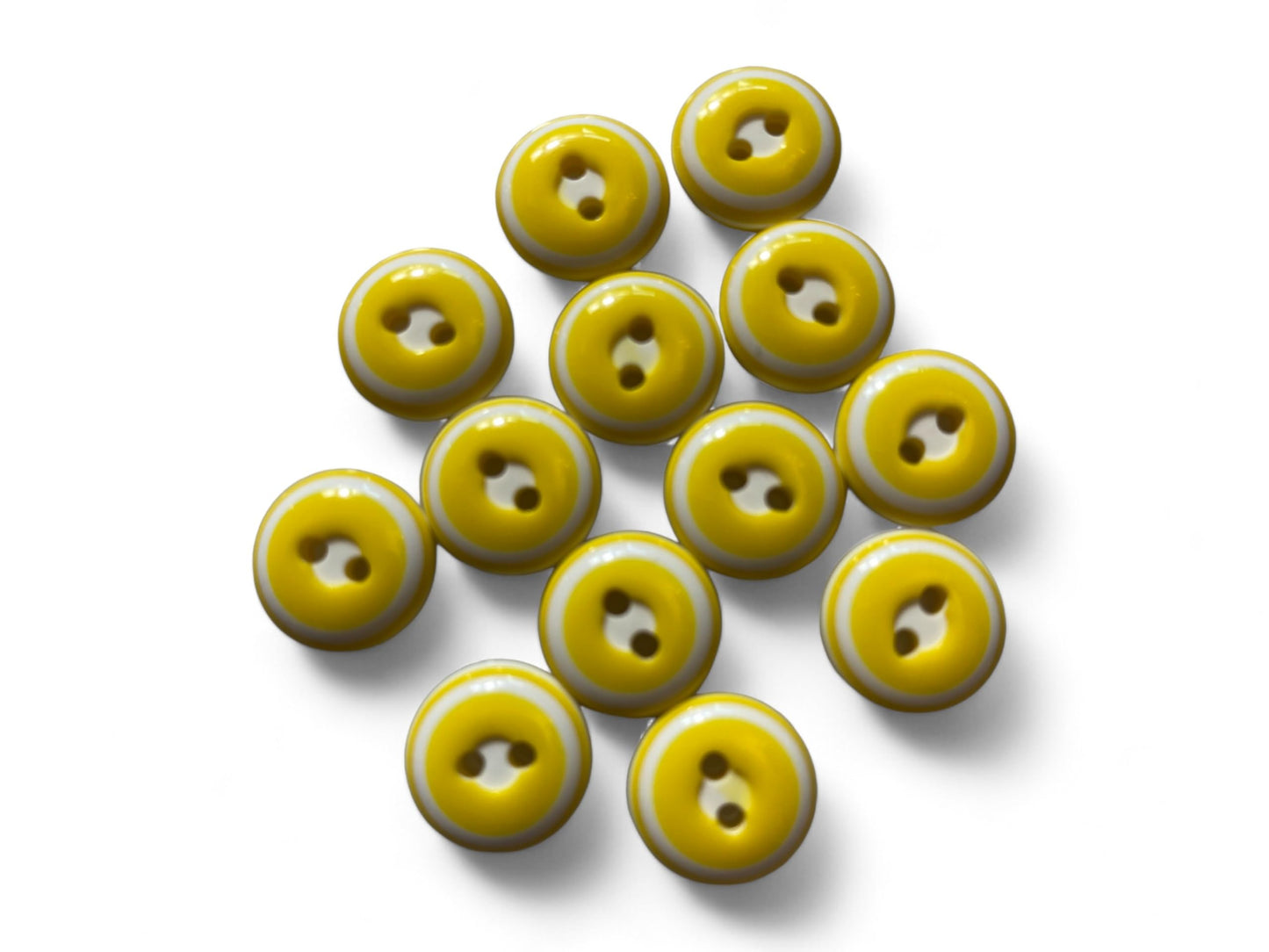 Resin Baby Knitting Buttons 12.5mm 2 Hole 8 Colours Sewing Cardigan Pack of 10