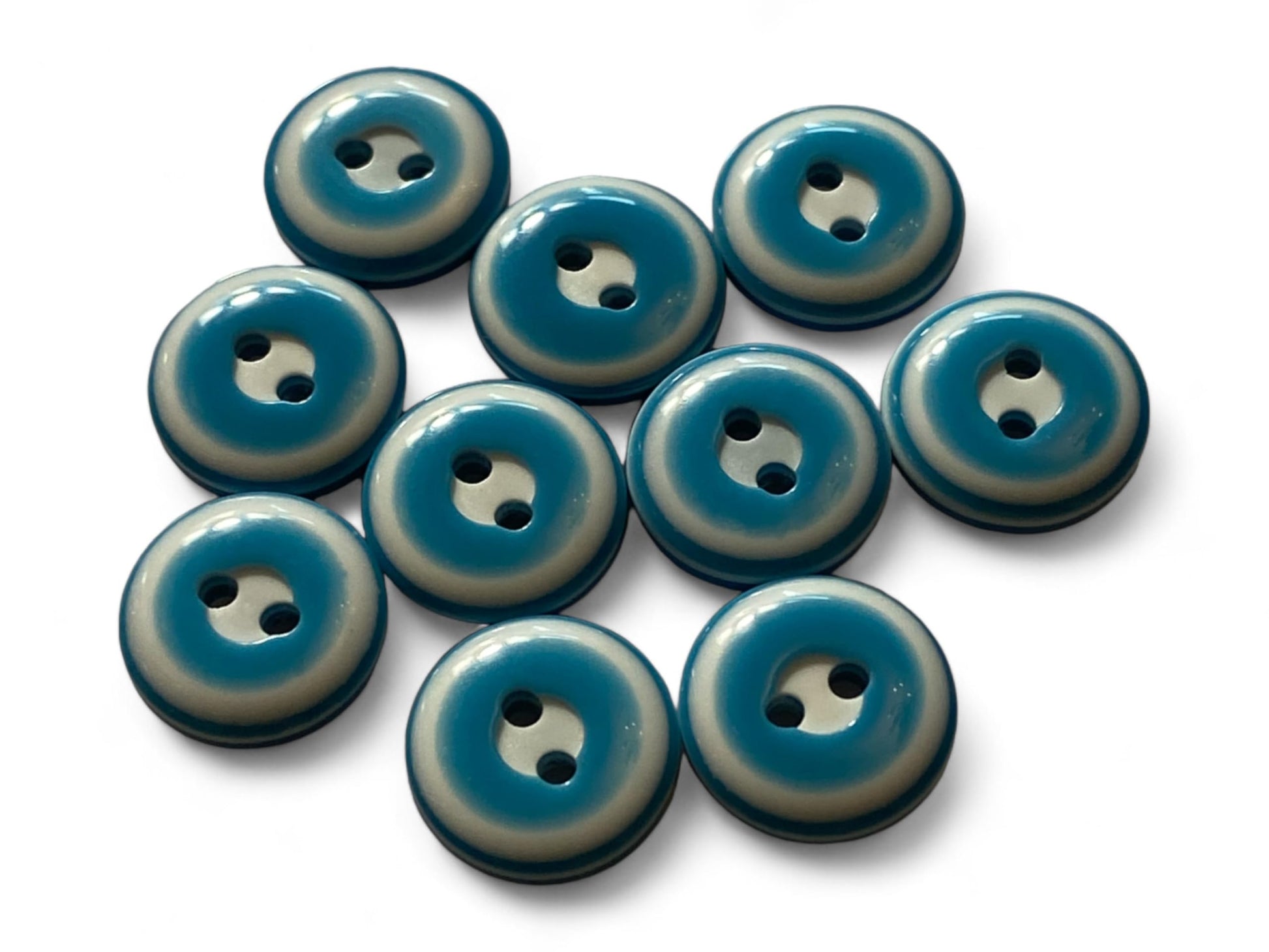 Resin Baby Knitting Buttons 12.5mm 2 Hole 8 Colours Sewing Cardigan Pack of 10