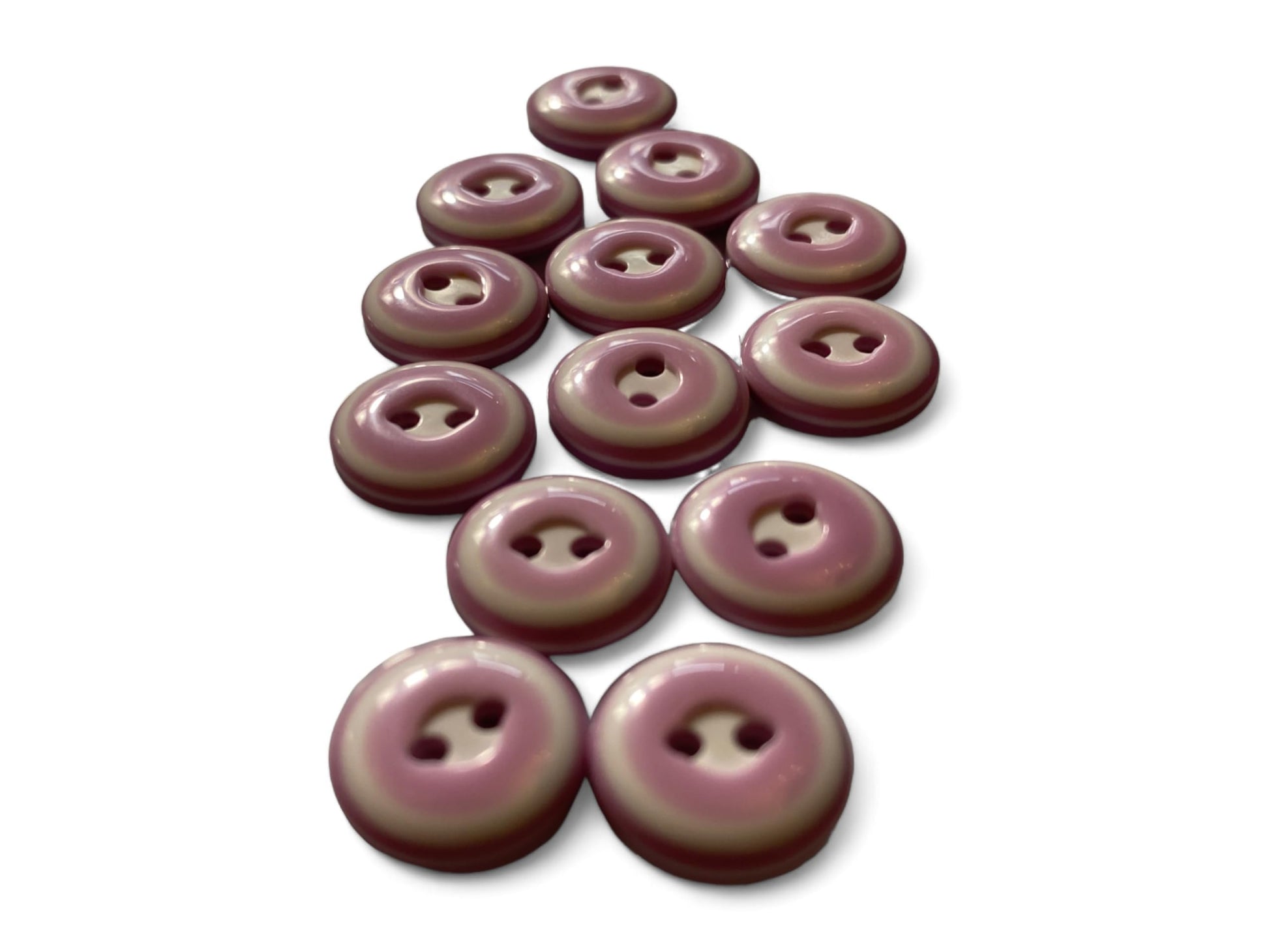Resin Baby Knitting Buttons 12.5mm 2 Hole 8 Colours Sewing Cardigan Pack of 10