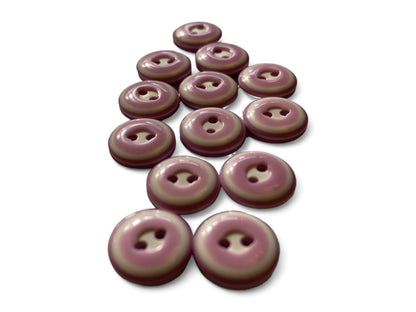 Resin Baby Knitting Buttons 12.5mm 2 Hole 8 Colours Sewing Cardigan Pack of 10