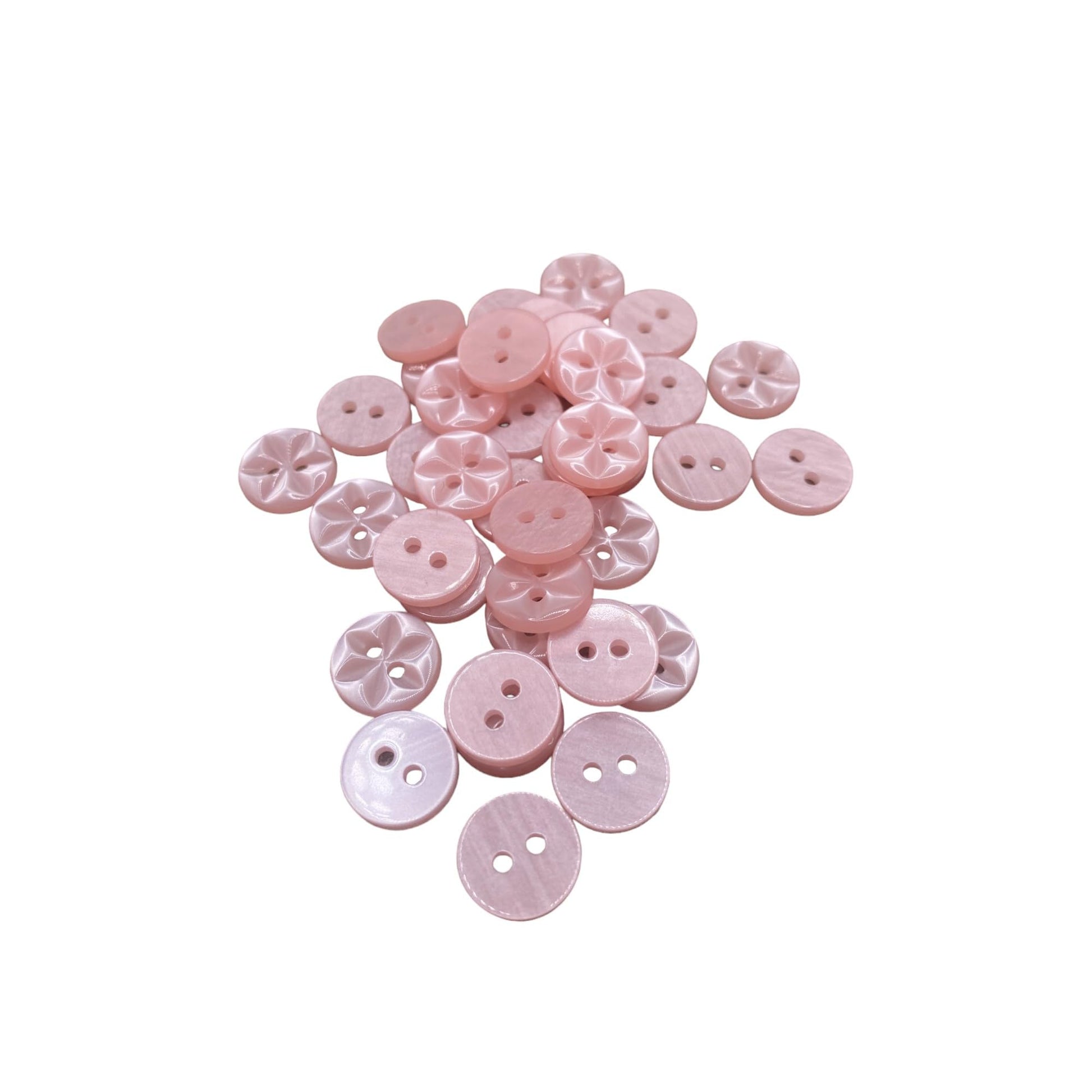 KnitForLess Star Flower Buttons 3 Sizes Pack of 10 Great for Handmade Knitting Baby Cardigan