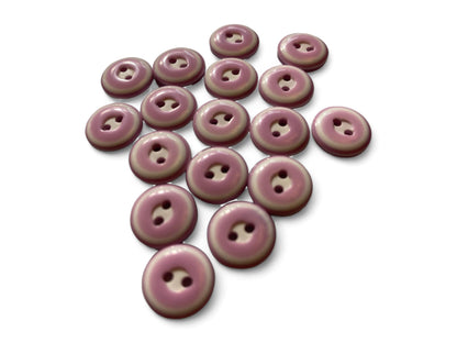 Resin Baby Knitting Buttons 12.5mm 2 Hole 8 Colours Sewing Cardigan Pack of 10