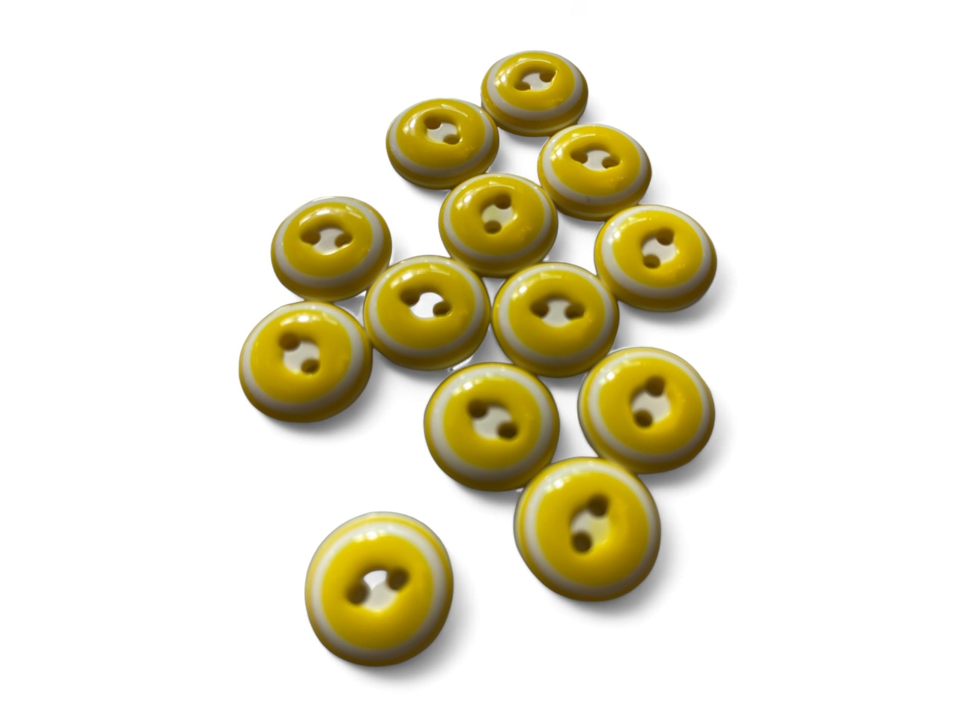 Resin Baby Knitting Buttons 12.5mm 2 Hole 8 Colours Sewing Cardigan Pack of 10