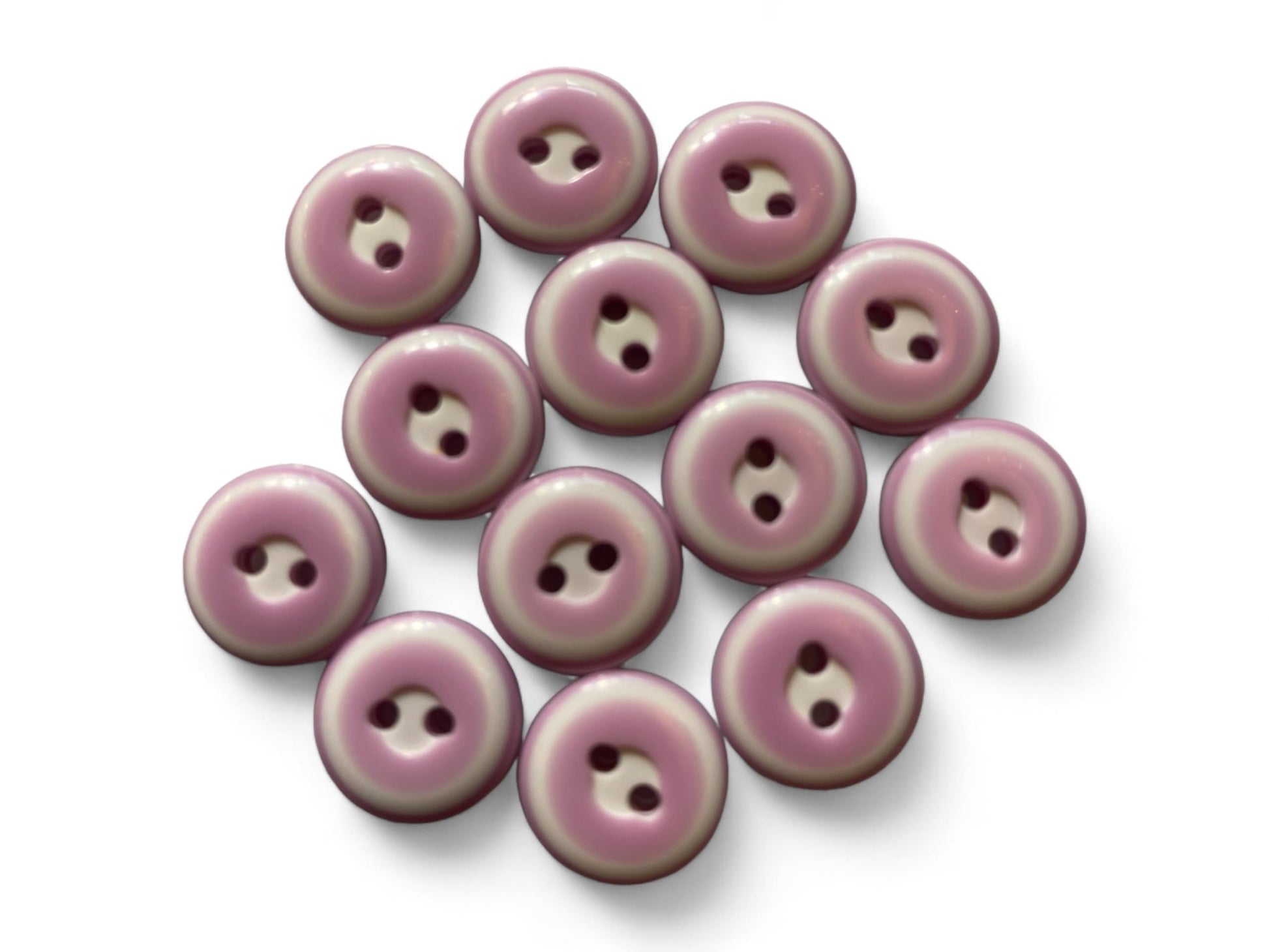 Resin Baby Knitting Buttons 12.5mm 2 Hole 8 Colours Sewing Cardigan Pack of 10