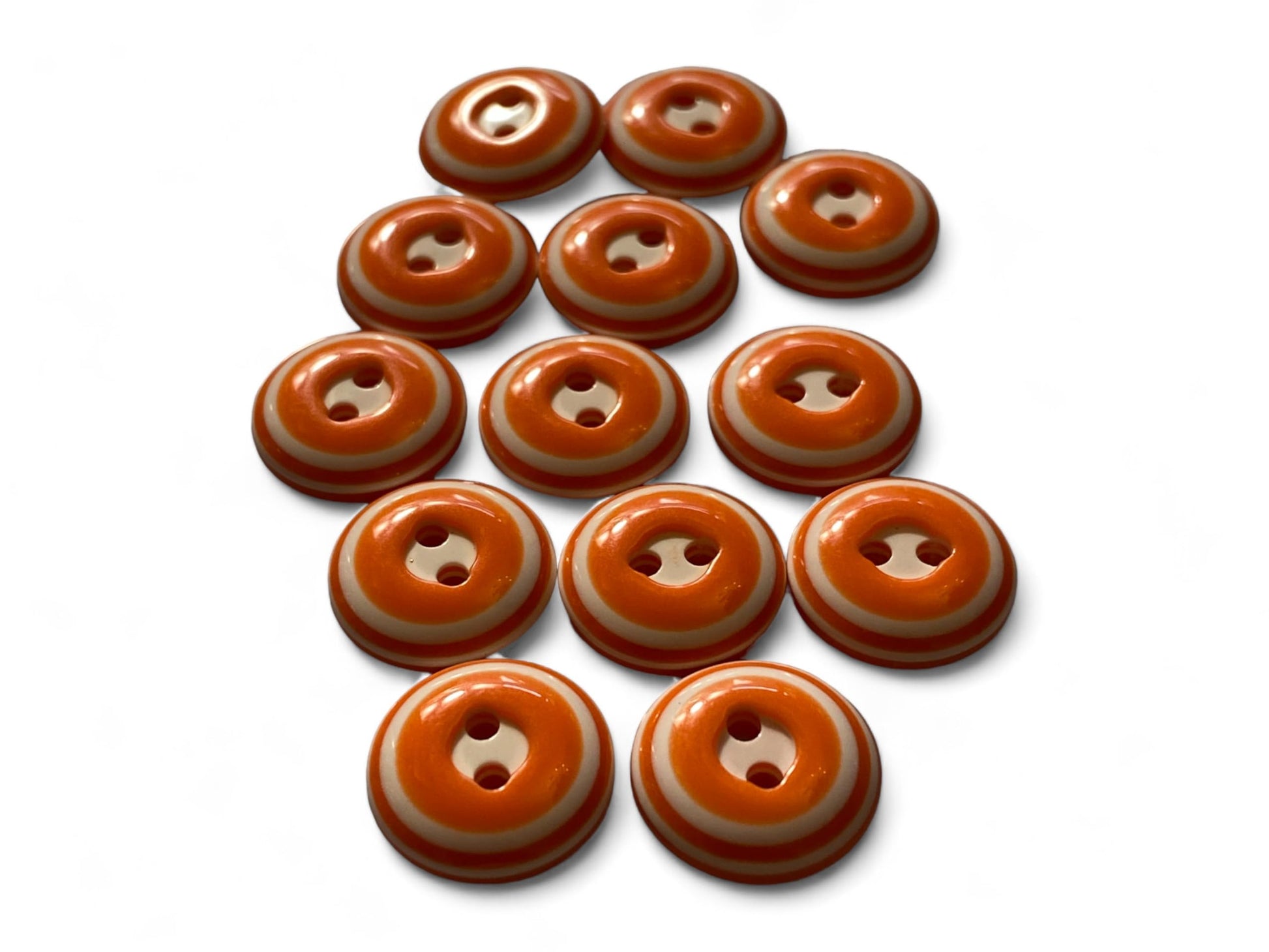Resin Baby Knitting Buttons 12.5mm 2 Hole 8 Colours Sewing Cardigan Pack of 10