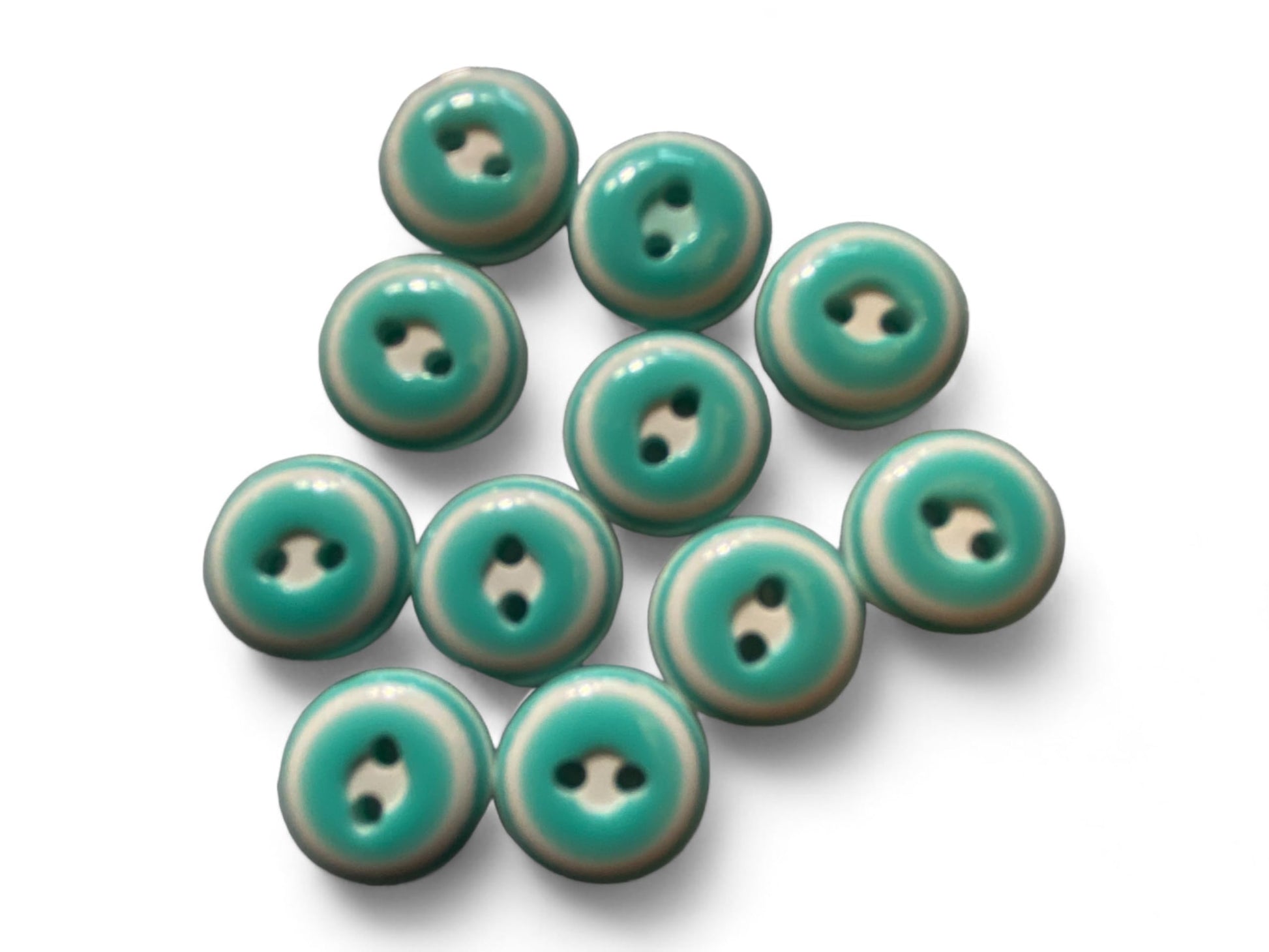 Resin Baby Knitting Buttons 12.5mm 2 Hole 8 Colours Sewing Cardigan Pack of 10