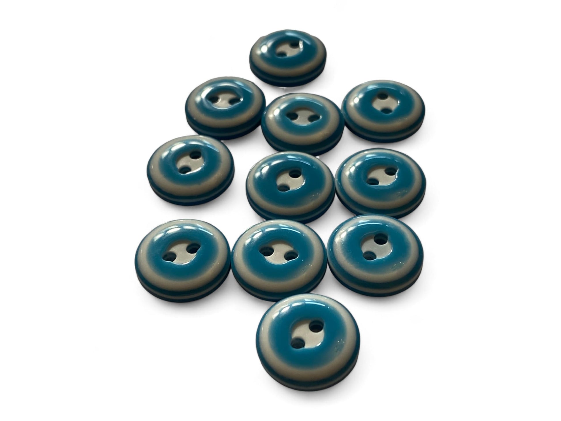 Resin Baby Knitting Buttons 12.5mm 2 Hole 8 Colours Sewing Cardigan Pack of 10