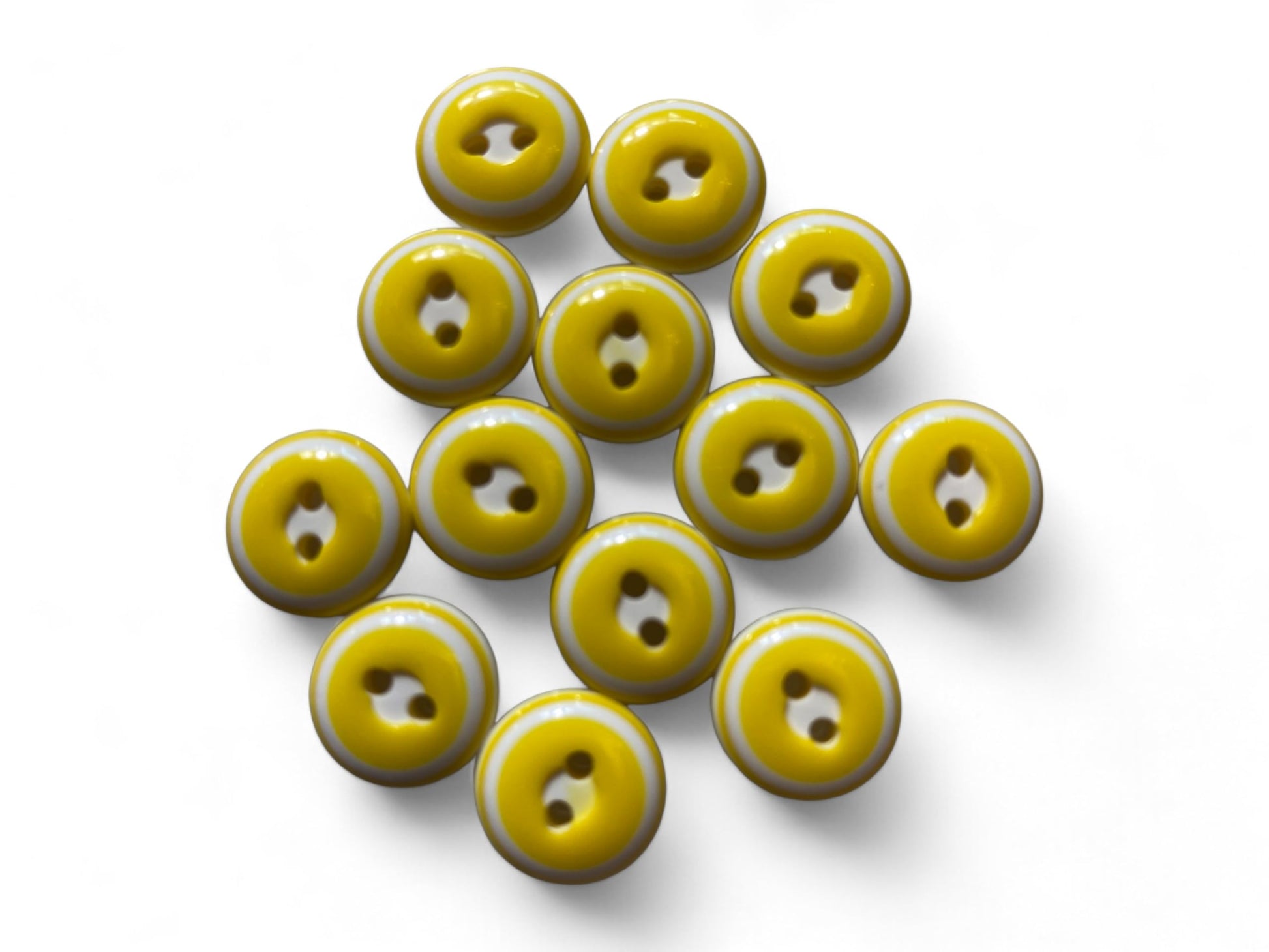 Resin Baby Knitting Buttons 12.5mm 2 Hole 8 Colours Sewing Cardigan Pack of 10